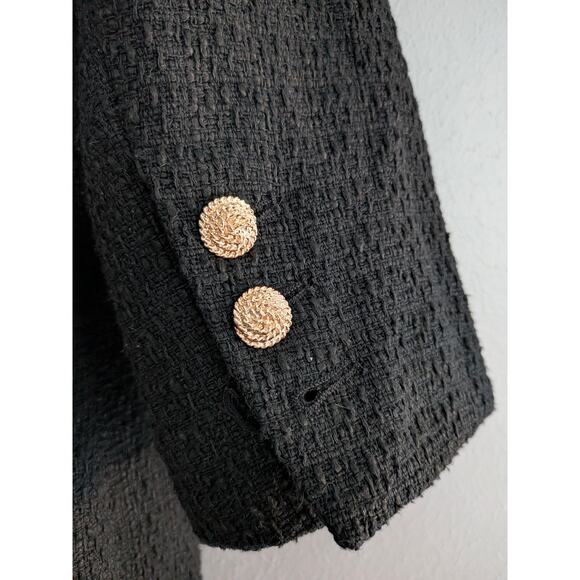 Tuckernuck Pomander Place Keira Dress Black Tweed Sz XXL Elegant Style Cocktail - Picture 9 of 9